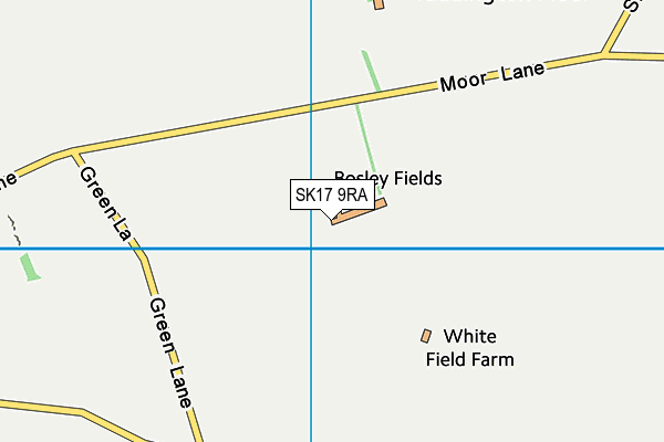 SK17 9RA map - OS VectorMap District (Ordnance Survey) SK17 9RA map - OS VectorMap District (Ordnance Survey)