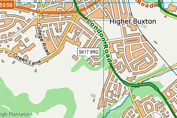 SK17 9RG map - OS VectorMap District (Ordnance Survey) SK17 9RG map - OS VectorMap District (Ordnance Survey)