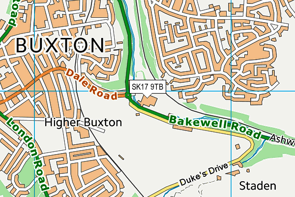 SK17 9TB map - OS VectorMap District (Ordnance Survey) SK17 9TB map - OS VectorMap District (Ordnance Survey)