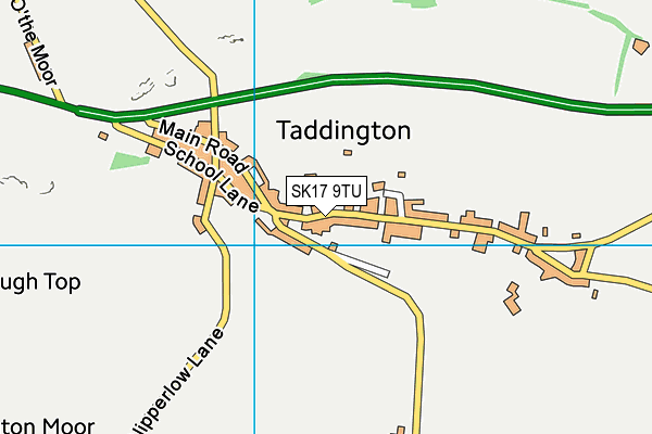 SK17 9TU map - OS VectorMap District (Ordnance Survey)
