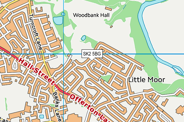 SK2 5BG map - OS VectorMap District (Ordnance Survey) SK2 5BG map - OS VectorMap District (Ordnance Survey)