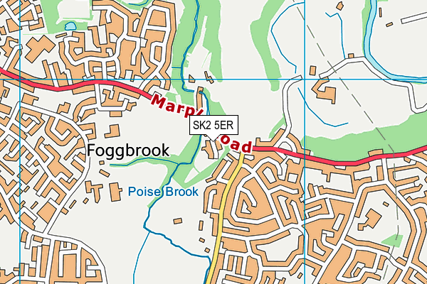 SK2 5ER map - OS VectorMap District (Ordnance Survey) SK2 5ER map - OS VectorMap District (Ordnance Survey)
