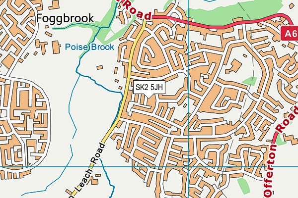 SK2 5JH map - OS VectorMap District (Ordnance Survey) SK2 5JH map - OS VectorMap District (Ordnance Survey)