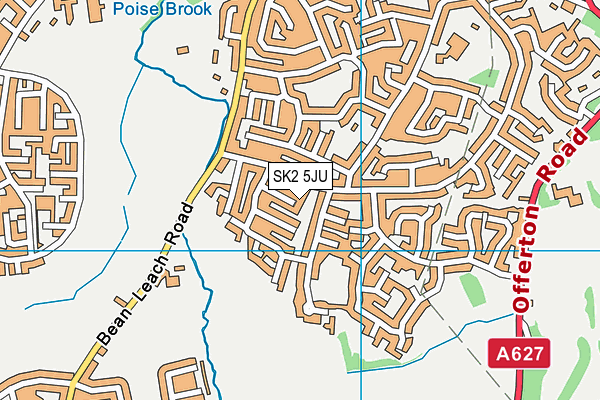 SK2 5JU map - OS VectorMap District (Ordnance Survey) SK2 5JU map - OS VectorMap District (Ordnance Survey)