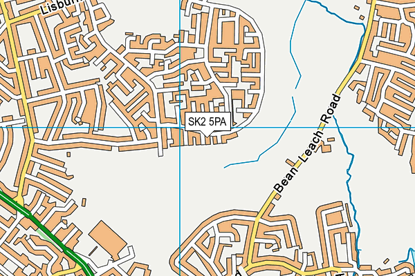 SK2 5PA map - OS VectorMap District (Ordnance Survey) SK2 5PA map - OS VectorMap District (Ordnance Survey)