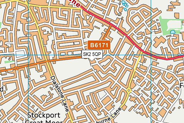 SK2 5QP map - OS VectorMap District (Ordnance Survey) SK2 5QP map - OS VectorMap District (Ordnance Survey)
