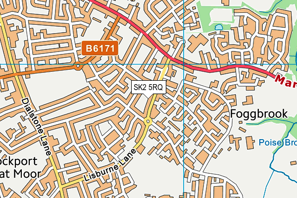 SK2 5RQ map - OS VectorMap District (Ordnance Survey) SK2 5RQ map - OS VectorMap District (Ordnance Survey)