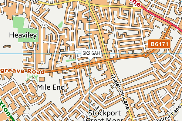 SK2 6AH map - OS VectorMap District (Ordnance Survey) SK2 6AH map - OS VectorMap District (Ordnance Survey)
