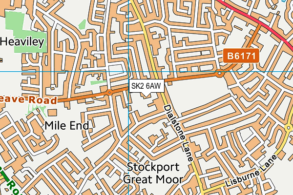 SK2 6AW map - OS VectorMap District (Ordnance Survey) SK2 6AW map - OS VectorMap District (Ordnance Survey)
