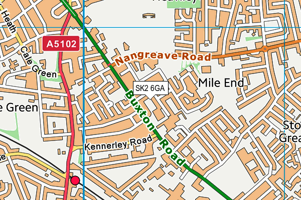 SK2 6GA map - OS VectorMap District (Ordnance Survey) SK2 6GA map - OS VectorMap District (Ordnance Survey)