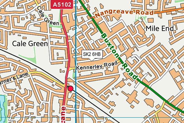 SK2 6HB map - OS VectorMap District (Ordnance Survey)