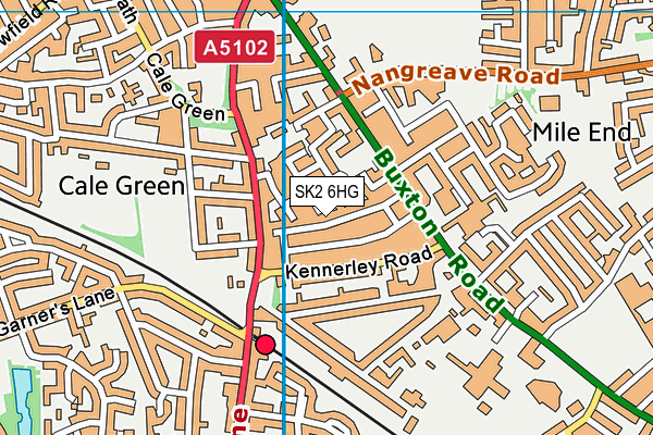 SK2 6HG map - OS VectorMap District (Ordnance Survey) SK2 6HG map - OS VectorMap District (Ordnance Survey)