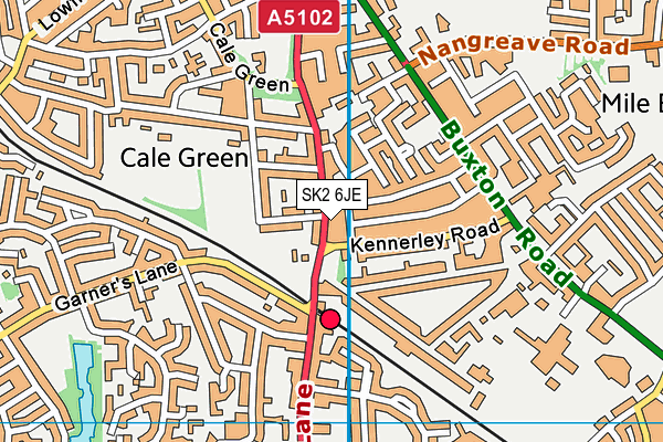 SK2 6JE map - OS VectorMap District (Ordnance Survey)