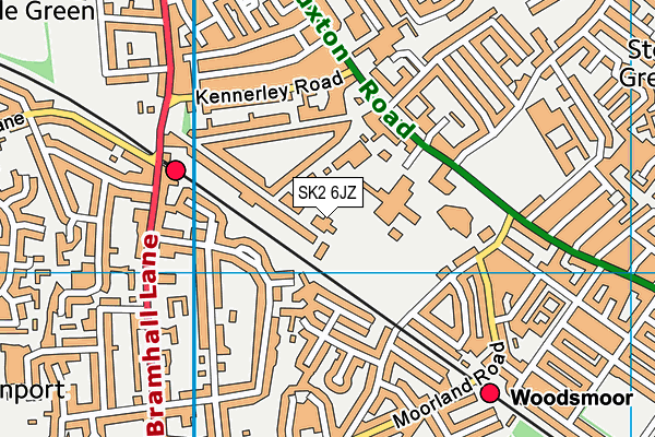 SK2 6JZ map - OS VectorMap District (Ordnance Survey) SK2 6JZ map - OS VectorMap District (Ordnance Survey)