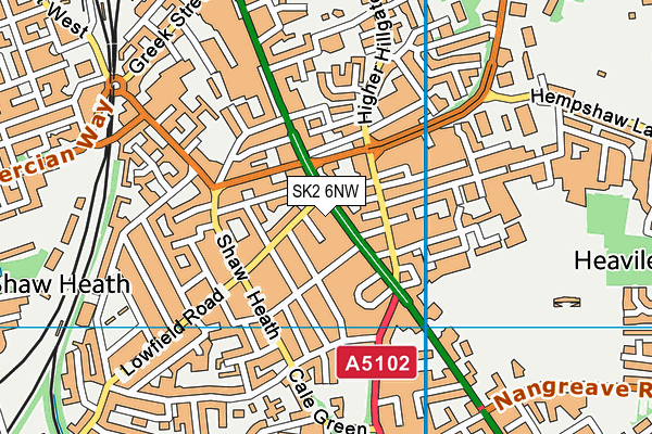 SK2 6NW map - OS VectorMap District (Ordnance Survey) SK2 6NW map - OS VectorMap District (Ordnance Survey)