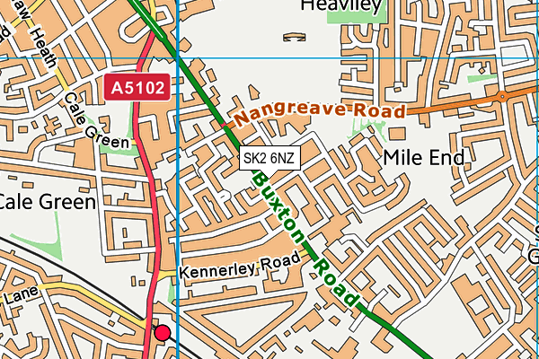 SK2 6NZ map - OS VectorMap District (Ordnance Survey) SK2 6NZ map - OS VectorMap District (Ordnance Survey)