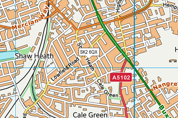 SK2 6QX map - OS VectorMap District (Ordnance Survey) SK2 6QX map - OS VectorMap District (Ordnance Survey)