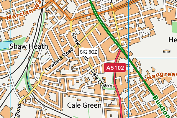 SK2 6QZ map - OS VectorMap District (Ordnance Survey) SK2 6QZ map - OS VectorMap District (Ordnance Survey)