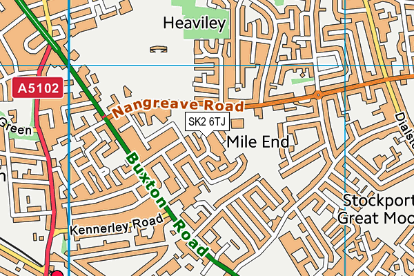 SK2 6TJ map - OS VectorMap District (Ordnance Survey) SK2 6TJ map - OS VectorMap District (Ordnance Survey)