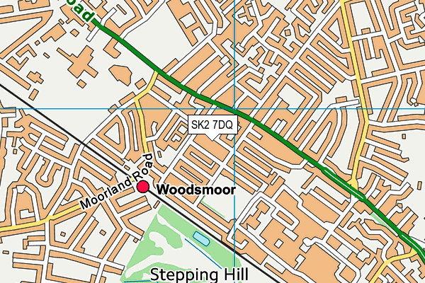 SK2 7DQ map - OS VectorMap District (Ordnance Survey) SK2 7DQ map - OS VectorMap District (Ordnance Survey)
