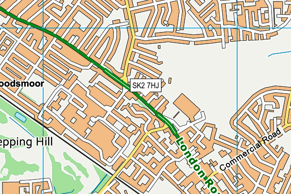 SK2 7HJ map - OS VectorMap District (Ordnance Survey) SK2 7HJ map - OS VectorMap District (Ordnance Survey)