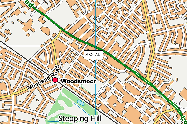 SK2 7JJ map - OS VectorMap District (Ordnance Survey) SK2 7JJ map - OS VectorMap District (Ordnance Survey)