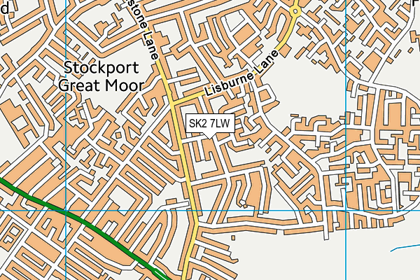 SK2 7LW map - OS VectorMap District (Ordnance Survey) SK2 7LW map - OS VectorMap District (Ordnance Survey)