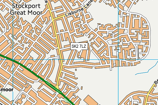 SK2 7LZ map - OS VectorMap District (Ordnance Survey) SK2 7LZ map - OS VectorMap District (Ordnance Survey)