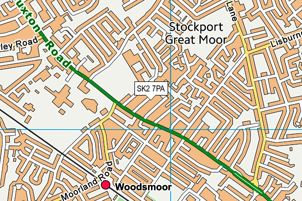 SK2 7PA map - OS VectorMap District (Ordnance Survey) SK2 7PA map - OS VectorMap District (Ordnance Survey)