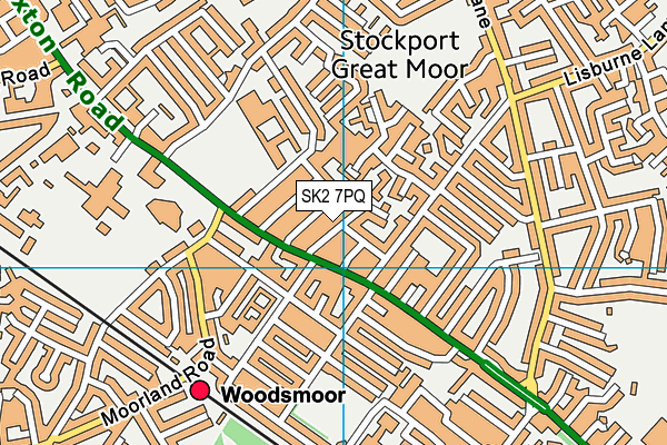 SK2 7PQ map - OS VectorMap District (Ordnance Survey) SK2 7PQ map - OS VectorMap District (Ordnance Survey)