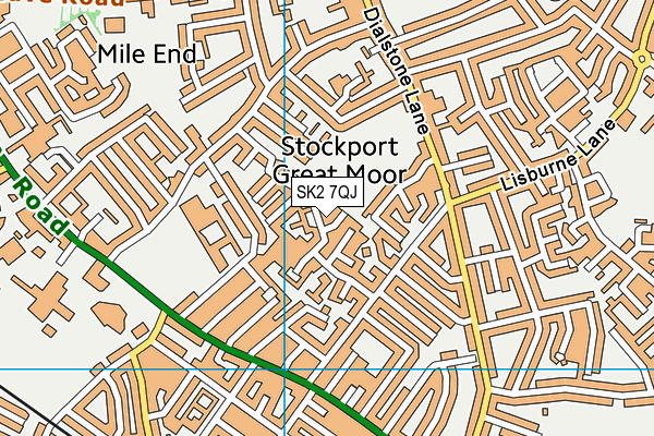 SK2 7QJ map - OS VectorMap District (Ordnance Survey) SK2 7QJ map - OS VectorMap District (Ordnance Survey)