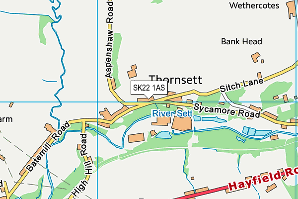 SK22 1AS map - OS VectorMap District (Ordnance Survey) SK22 1AS map - OS VectorMap District (Ordnance Survey)