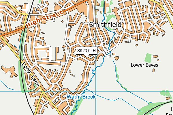 SK23 0LH map - OS VectorMap District (Ordnance Survey) SK23 0LH map - OS VectorMap District (Ordnance Survey)