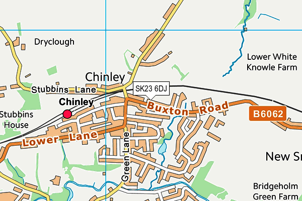 SK23 6DJ map - OS VectorMap District (Ordnance Survey) SK23 6DJ map - OS VectorMap District (Ordnance Survey)