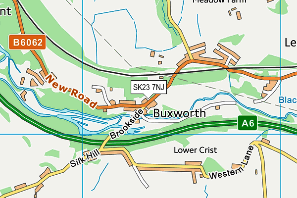 SK23 7NJ map - OS VectorMap District (Ordnance Survey) SK23 7NJ map - OS VectorMap District (Ordnance Survey)