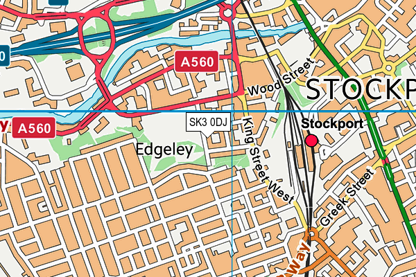 SK3 0DJ map - OS VectorMap District (Ordnance Survey) SK3 0DJ map - OS VectorMap District (Ordnance Survey)