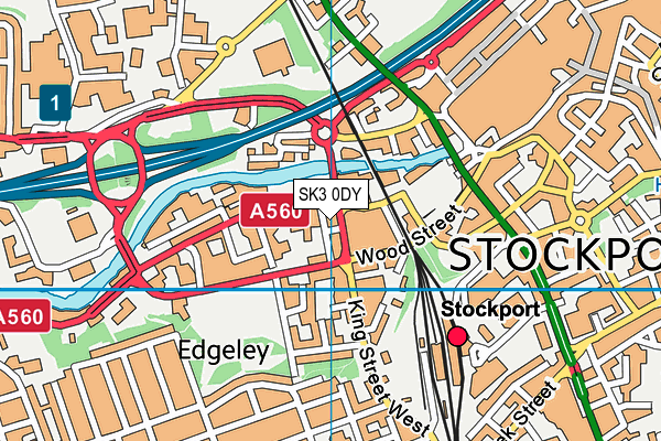 SK3 0DY map - OS VectorMap District (Ordnance Survey) SK3 0DY map - OS VectorMap District (Ordnance Survey)