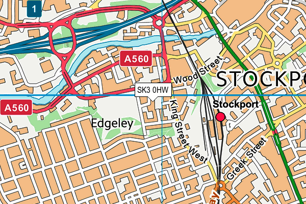 SK3 0HW map - OS VectorMap District (Ordnance Survey) SK3 0HW map - OS VectorMap District (Ordnance Survey)