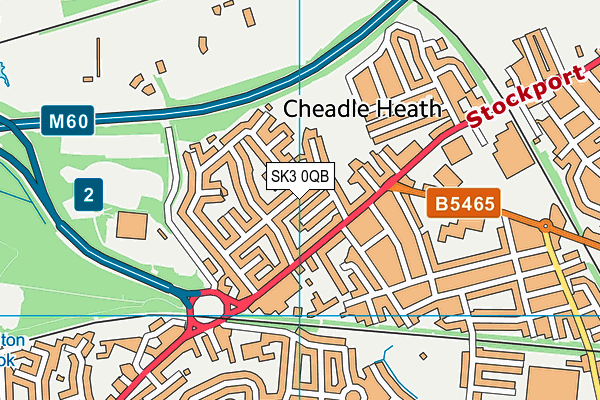 SK3 0QB map - OS VectorMap District (Ordnance Survey) SK3 0QB map - OS VectorMap District (Ordnance Survey)