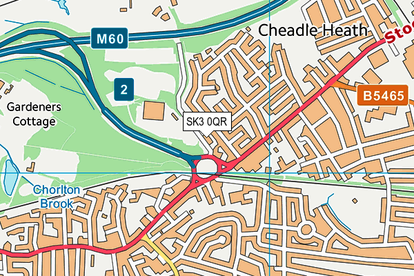 SK3 0QR map - OS VectorMap District (Ordnance Survey) SK3 0QR map - OS VectorMap District (Ordnance Survey)