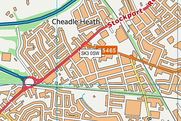 SK3 0SW map - OS VectorMap District (Ordnance Survey) SK3 0SW map - OS VectorMap District (Ordnance Survey)