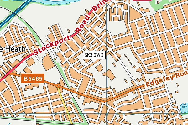 SK3 0WD map - OS VectorMap District (Ordnance Survey) SK3 0WD map - OS VectorMap District (Ordnance Survey)