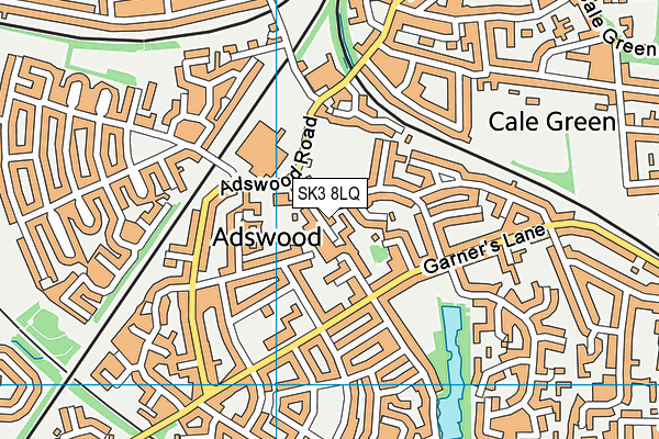 SK3 8LQ map - OS VectorMap District (Ordnance Survey) SK3 8LQ map - OS VectorMap District (Ordnance Survey)
