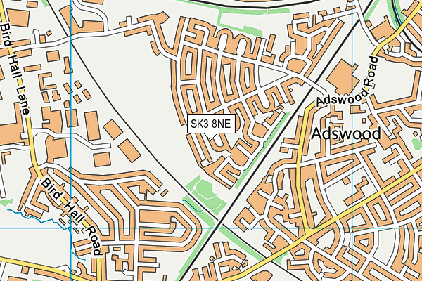 SK3 8NE map - OS VectorMap District (Ordnance Survey) SK3 8NE map - OS VectorMap District (Ordnance Survey)