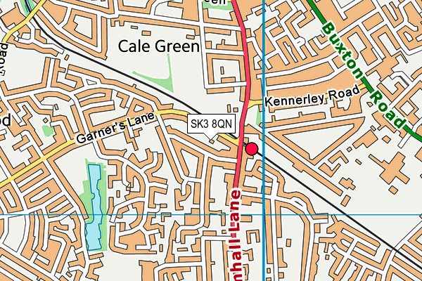 SK3 8QN map - OS VectorMap District (Ordnance Survey) SK3 8QN map - OS VectorMap District (Ordnance Survey)