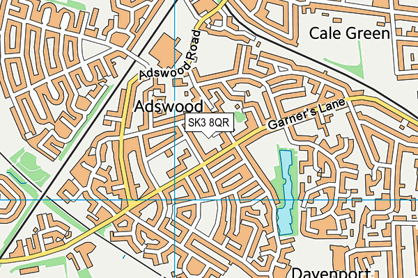SK3 8QR map - OS VectorMap District (Ordnance Survey) SK3 8QR map - OS VectorMap District (Ordnance Survey)