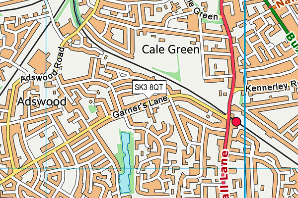 SK3 8QT map - OS VectorMap District (Ordnance Survey) SK3 8QT map - OS VectorMap District (Ordnance Survey)