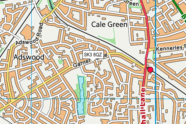 SK3 8QZ map - OS VectorMap District (Ordnance Survey) SK3 8QZ map - OS VectorMap District (Ordnance Survey)