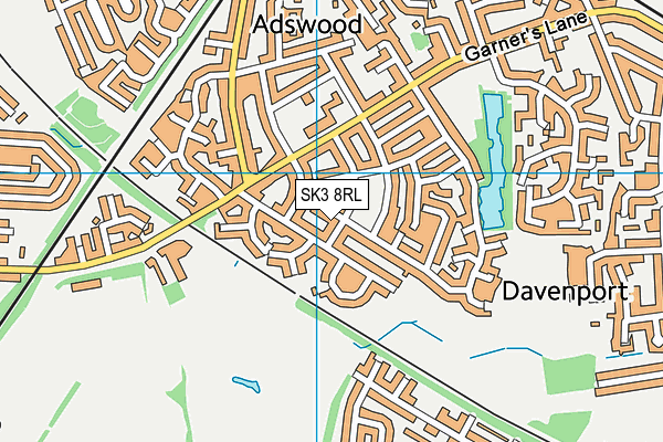 SK3 8RL map - OS VectorMap District (Ordnance Survey) SK3 8RL map - OS VectorMap District (Ordnance Survey)