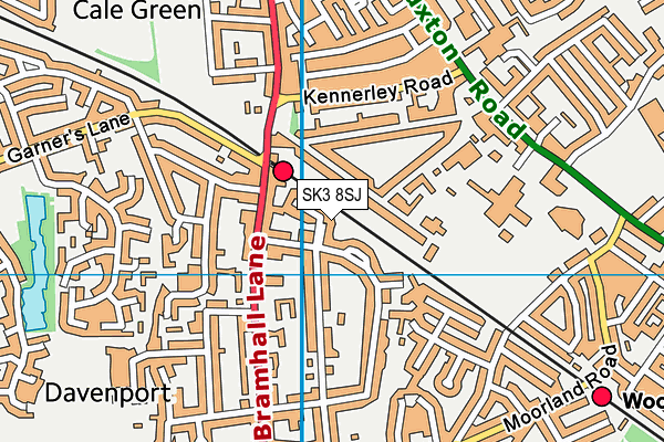 SK3 8SJ map - OS VectorMap District (Ordnance Survey) SK3 8SJ map - OS VectorMap District (Ordnance Survey)